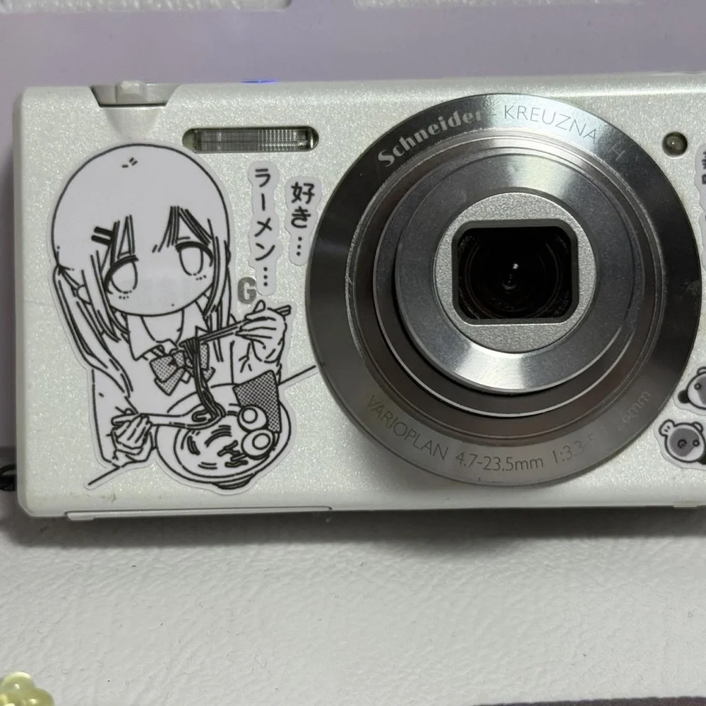 Samsung Silver Digital Camera with Charm